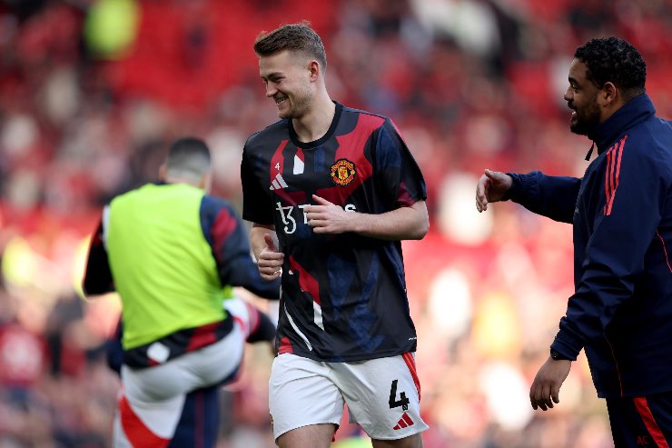 Matthjis de Ligt nel prepartita