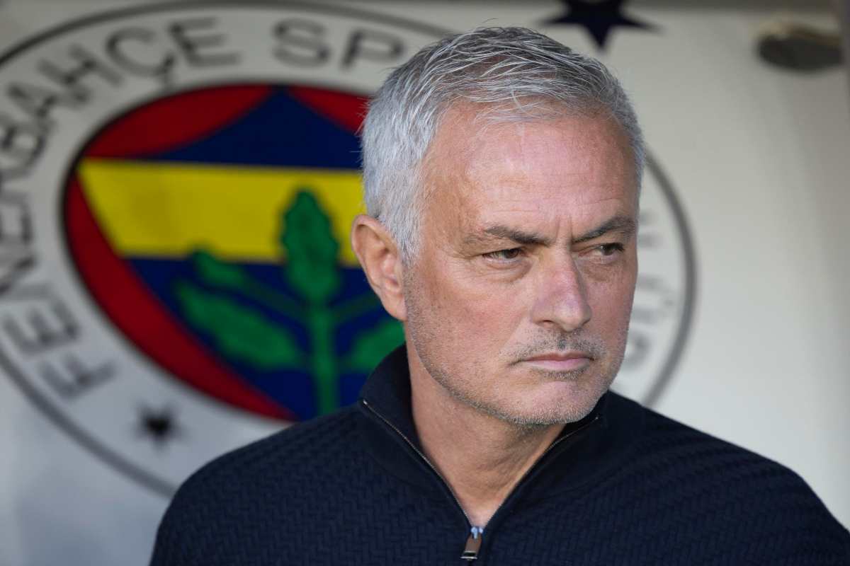 Mourinho in primo piano