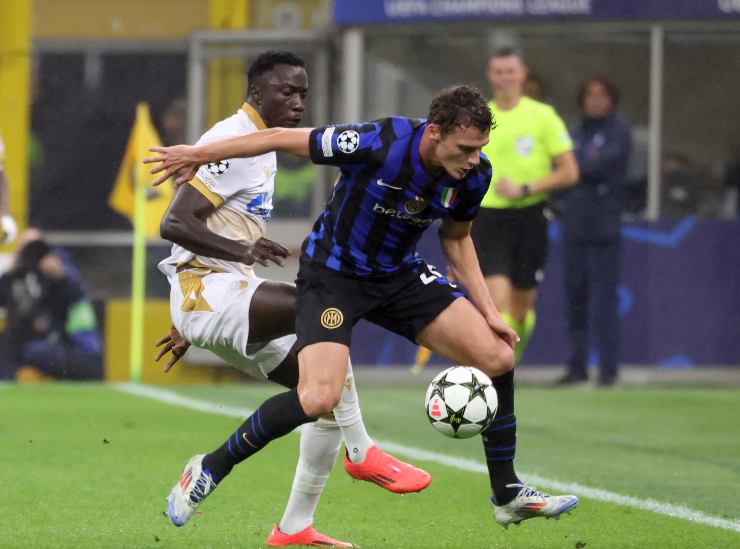 Benjamin Pavard in azione in campionato