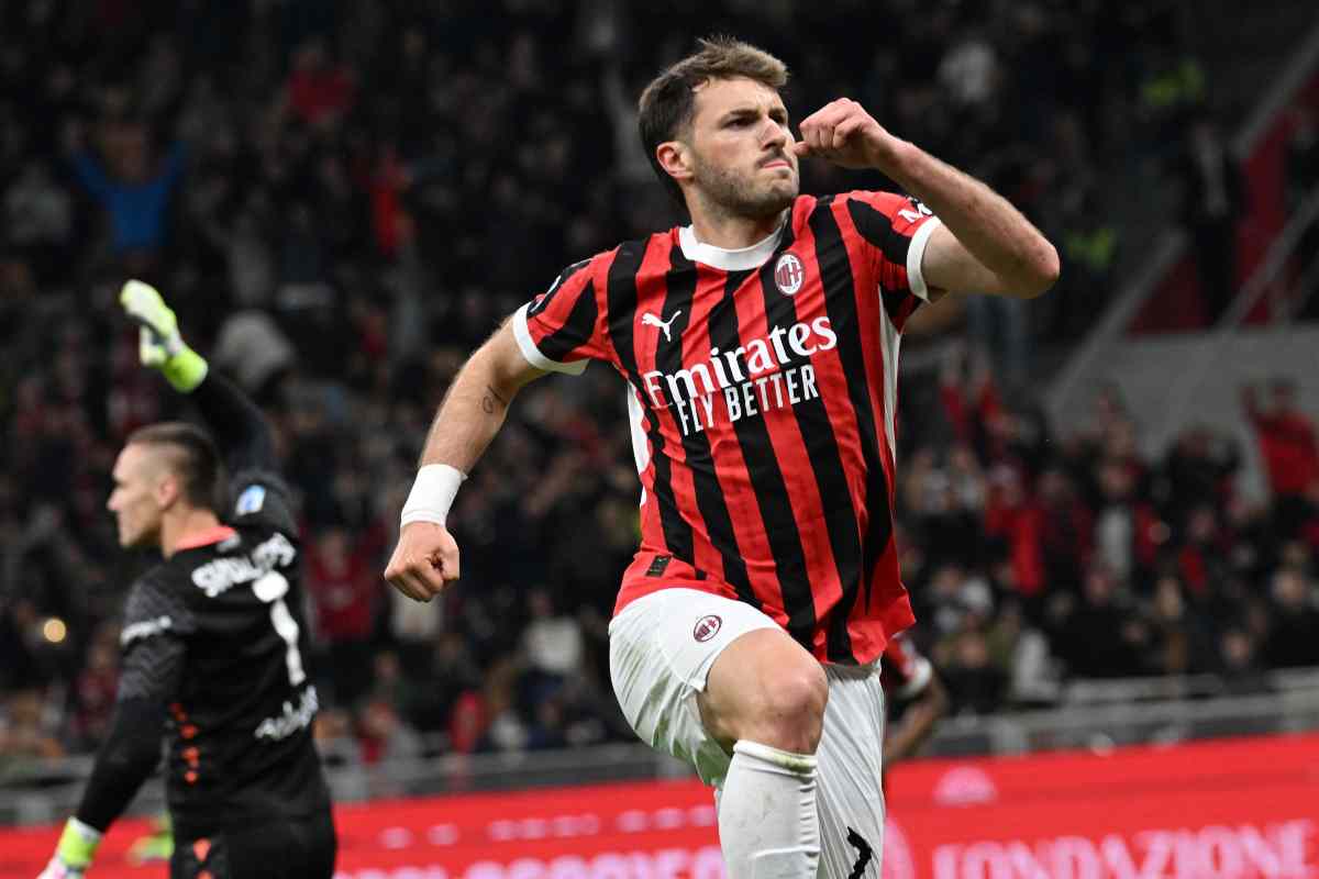 Gimenez esulta dopo una rete