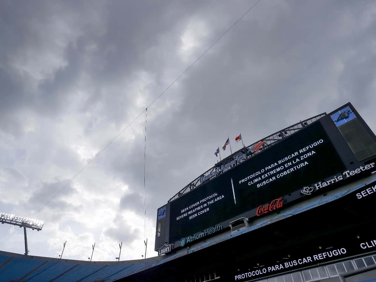 Allerta meteo sullo stadio di Charlotte