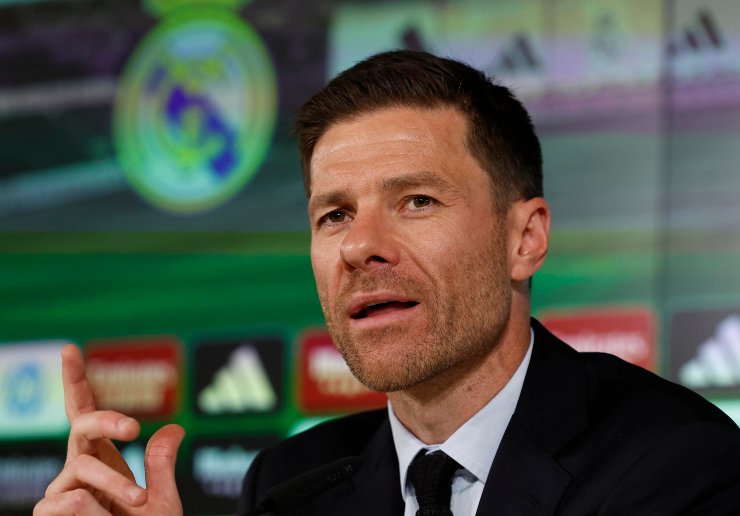 Xabi Alonso in conferenza stampa
