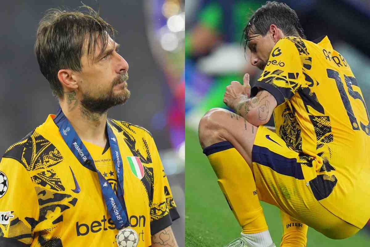 Acerbi dopo la finale Champions