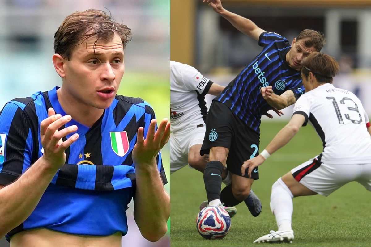 Barella in azione