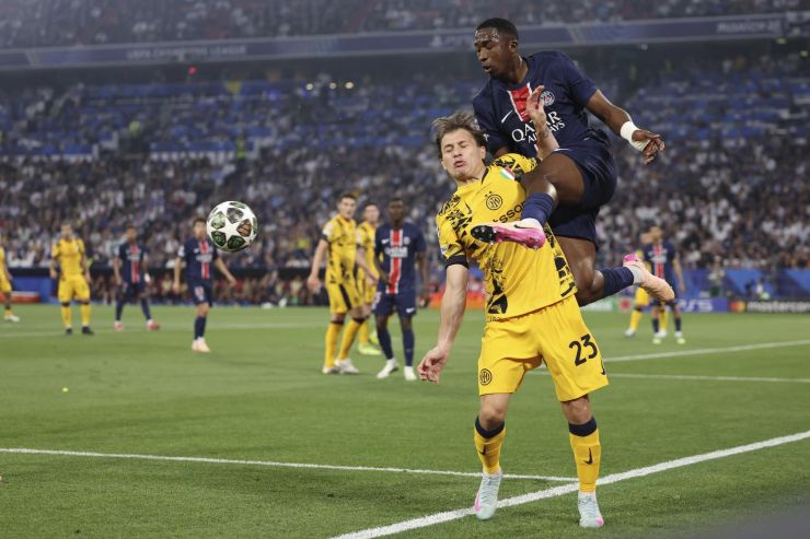 Barella in PSG-Inter