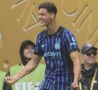 Carboni esulta dopo il gol all'Urawa