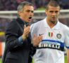 Chivu con Mourinho