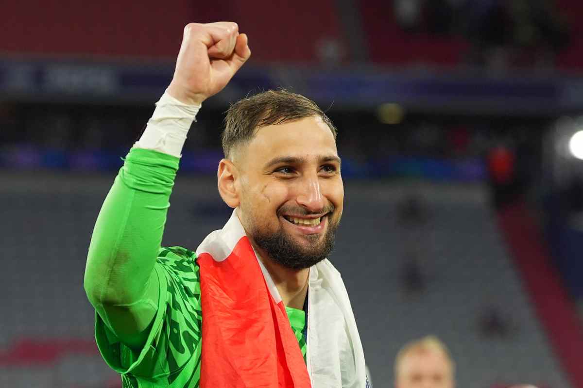 Donnarumma esulta