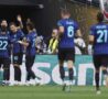 esultanza giocatori Inter