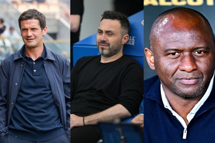 Chivu, De Zerbi e Vieira