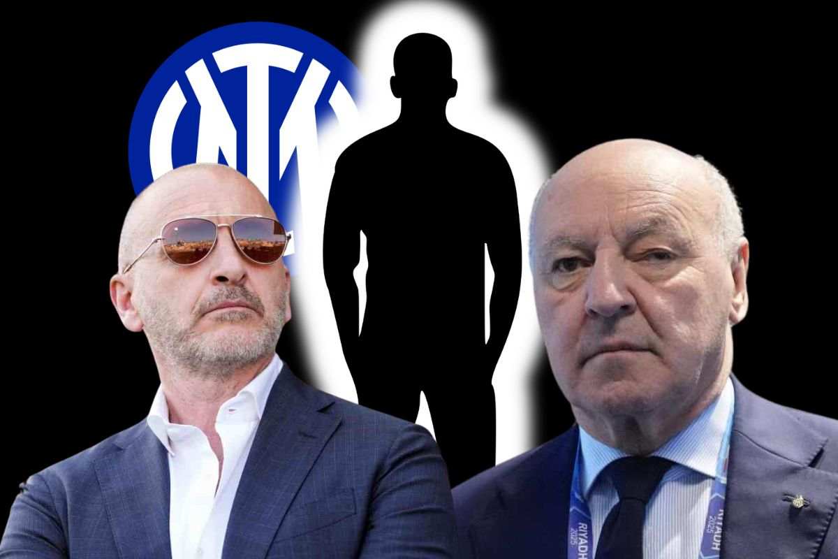 Marotta Ausilio e logo Inter