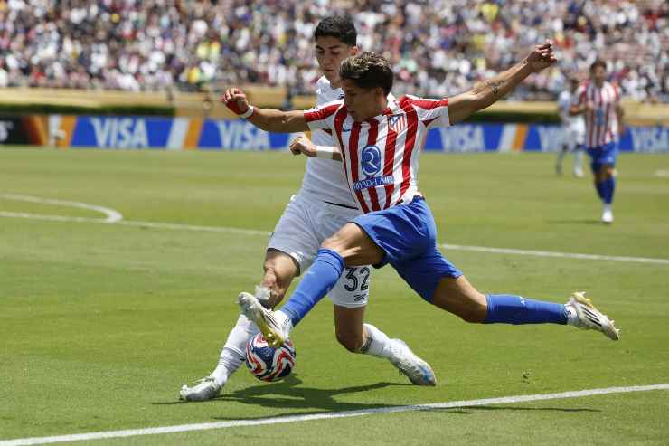 Jair contro l'Atletico