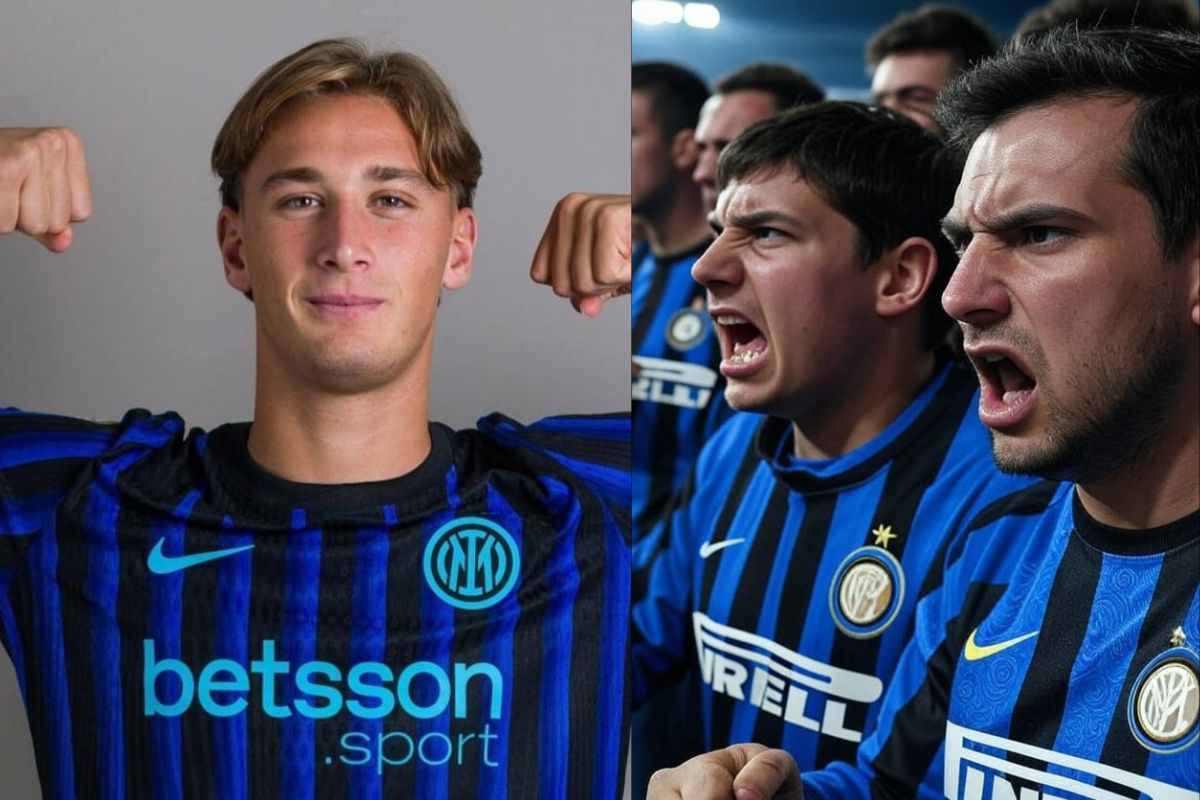 Pio Esposito e tifosi dell'Inter arrabbiati
