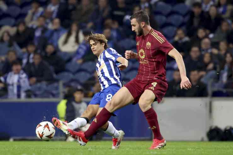 Rodrigo Mora contro la Roma