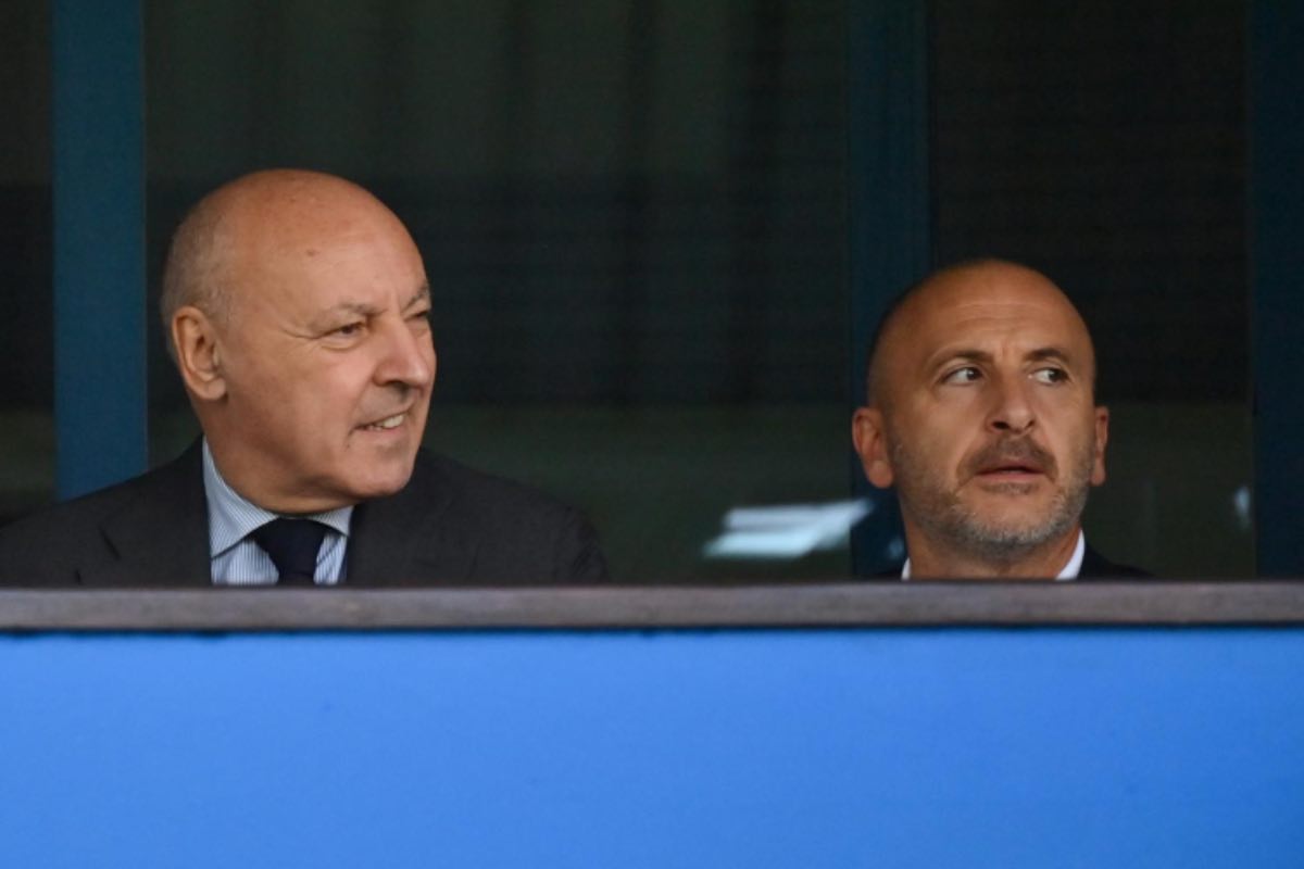 Marotta e Ausilio allo stadio