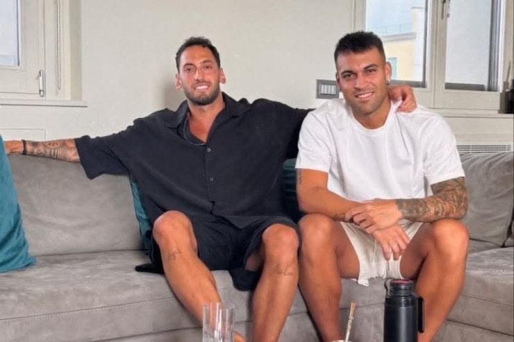 Calhanoglu e Lautaro fanno pace