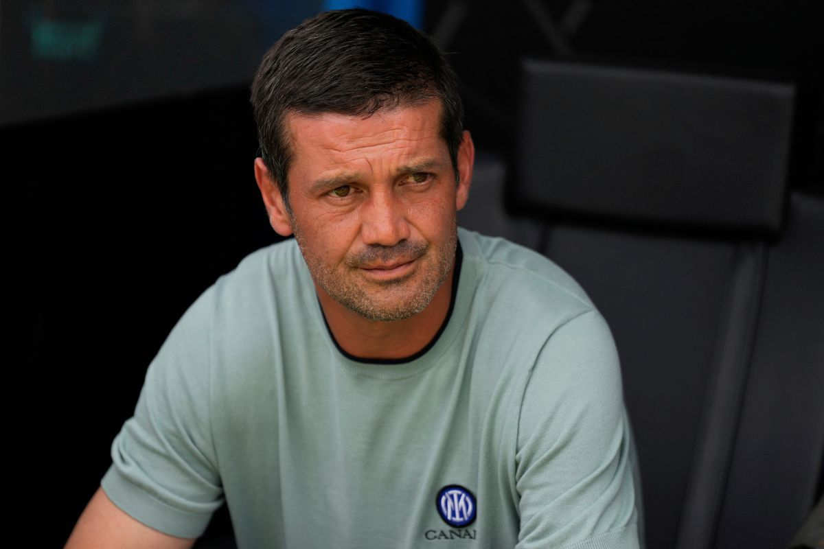 Il tecnico dell'Inter, Cristian Chivu