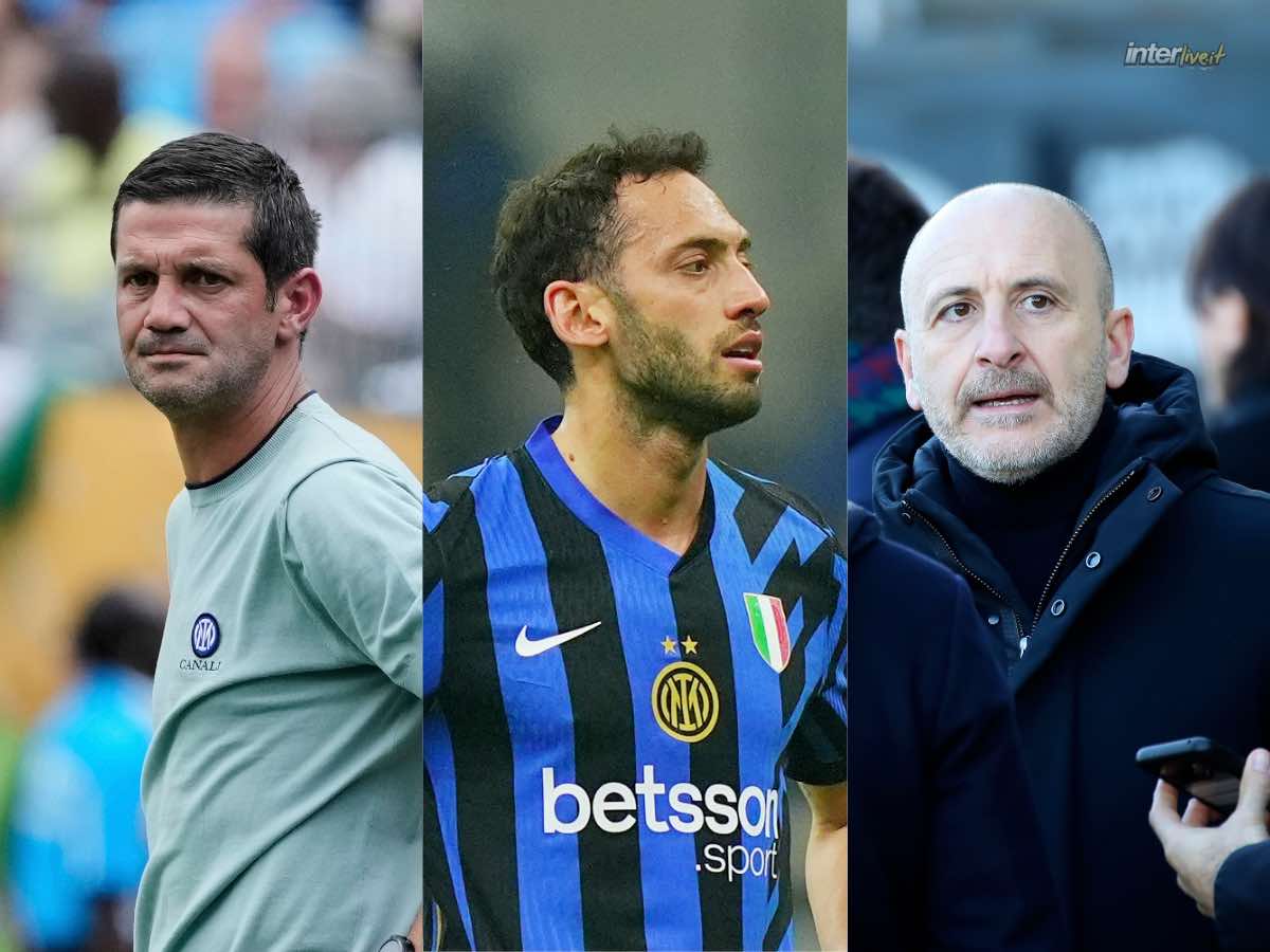 Chivu, Calhanoglu e Ausilio