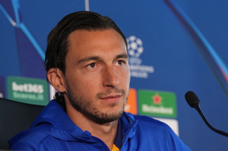 Matteo Darmian in conferenza stampa