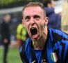 Davide Frattesi, l'esultanza dopo il gol