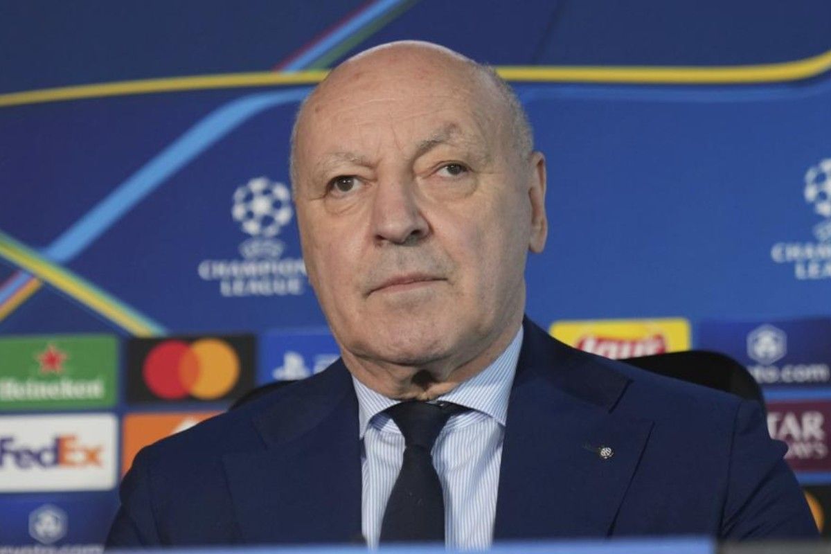 Giuseppe Marotta in conferenza stampa