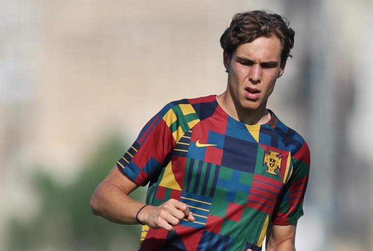 Gustavo Sà con l'Under 23 del Portogallo