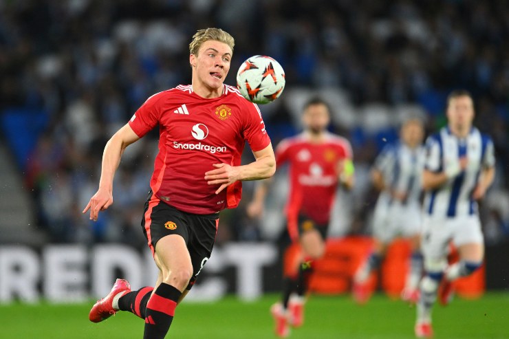 Rasmus Hojlund, attaccante del Manchester United