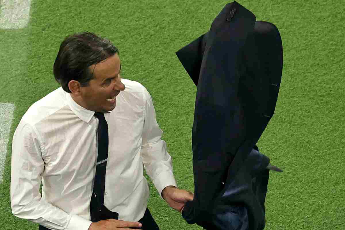 Simone Inzaghi nella finale contro il PSG