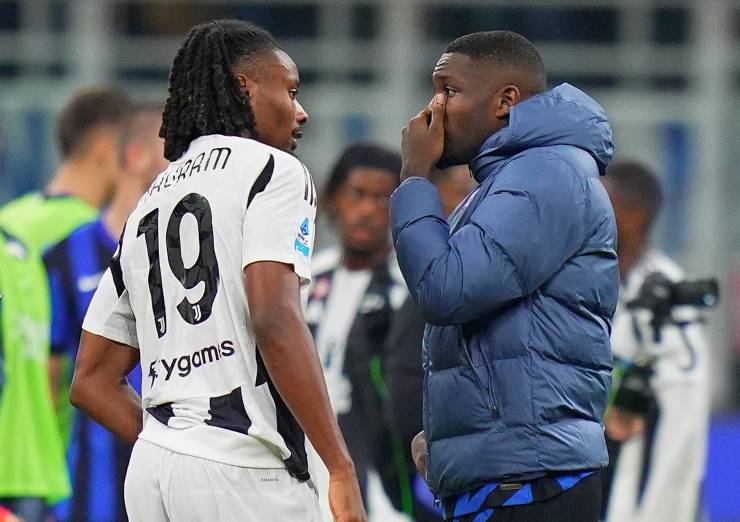 Khephren e Marcus Thuram dopo una gara da avversari