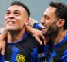 Lautaro e Calhanoglu esultano insieme