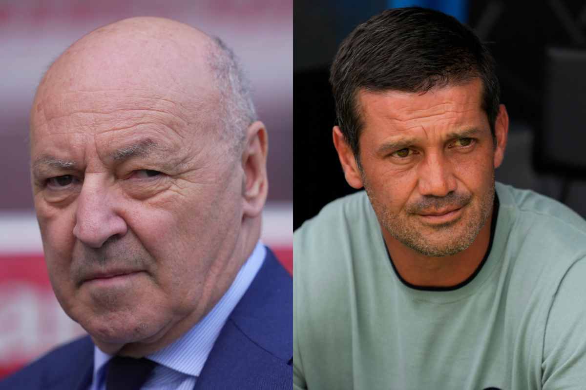 Marotta e Chivu foto combo