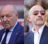 Marotta e Ausilio seri
