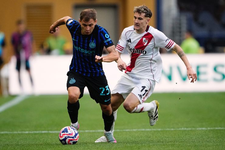 Nicolò Barella su azione