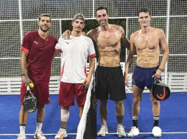 Pavard sul campo di padel