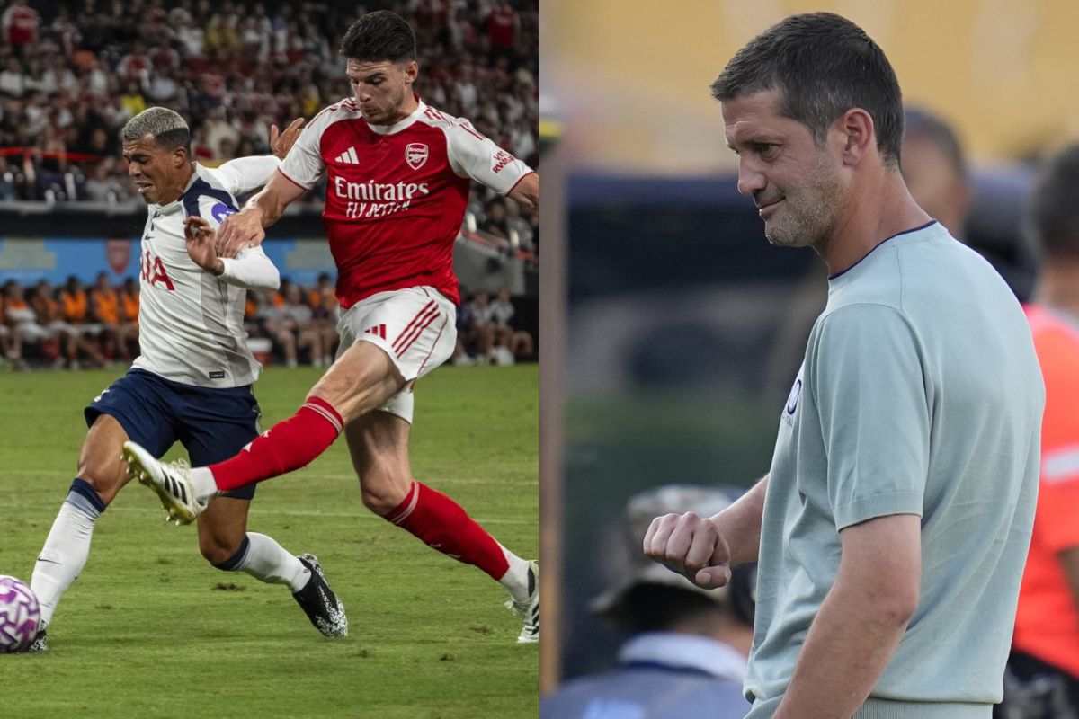 Chivu e immagine di Arsenal Tottenham