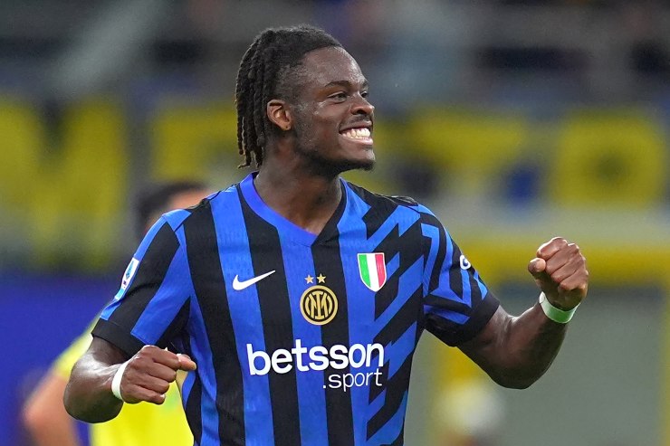 Bisseck durante una partita dell'Inter