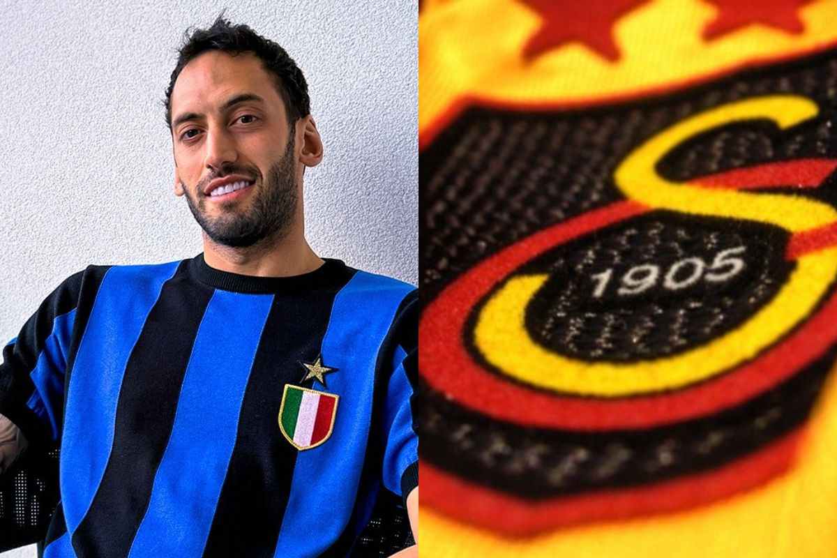 Calhanoglu e logo Galatasaray