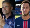 Luis Enrique e Calhanoglu-PSG AI