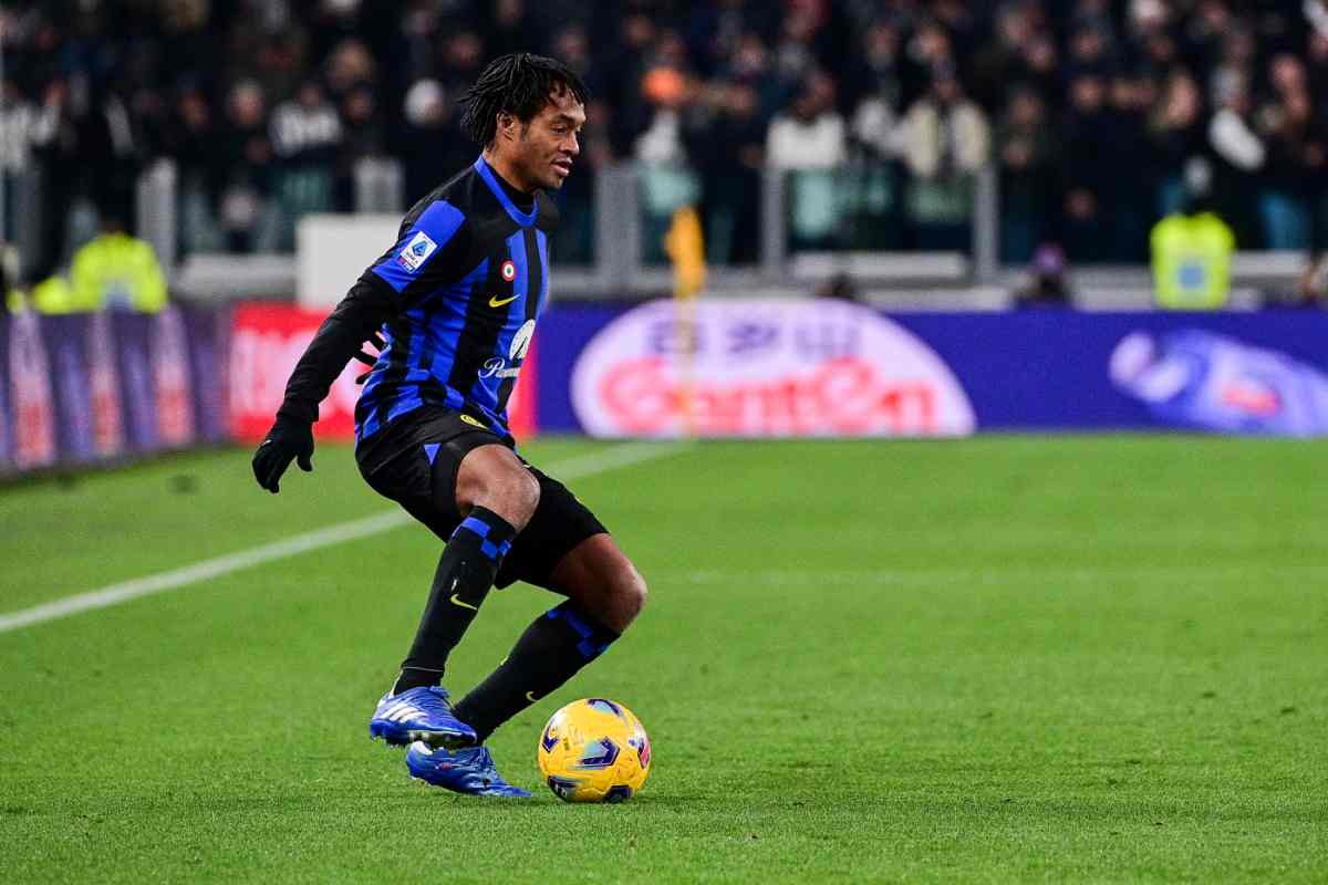 Juan Cuadrado con la maglia dell'Inter