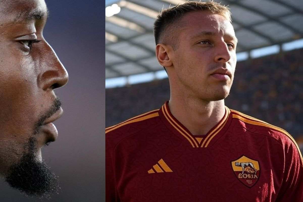 Kone e Frattesi con maglia Roma AI