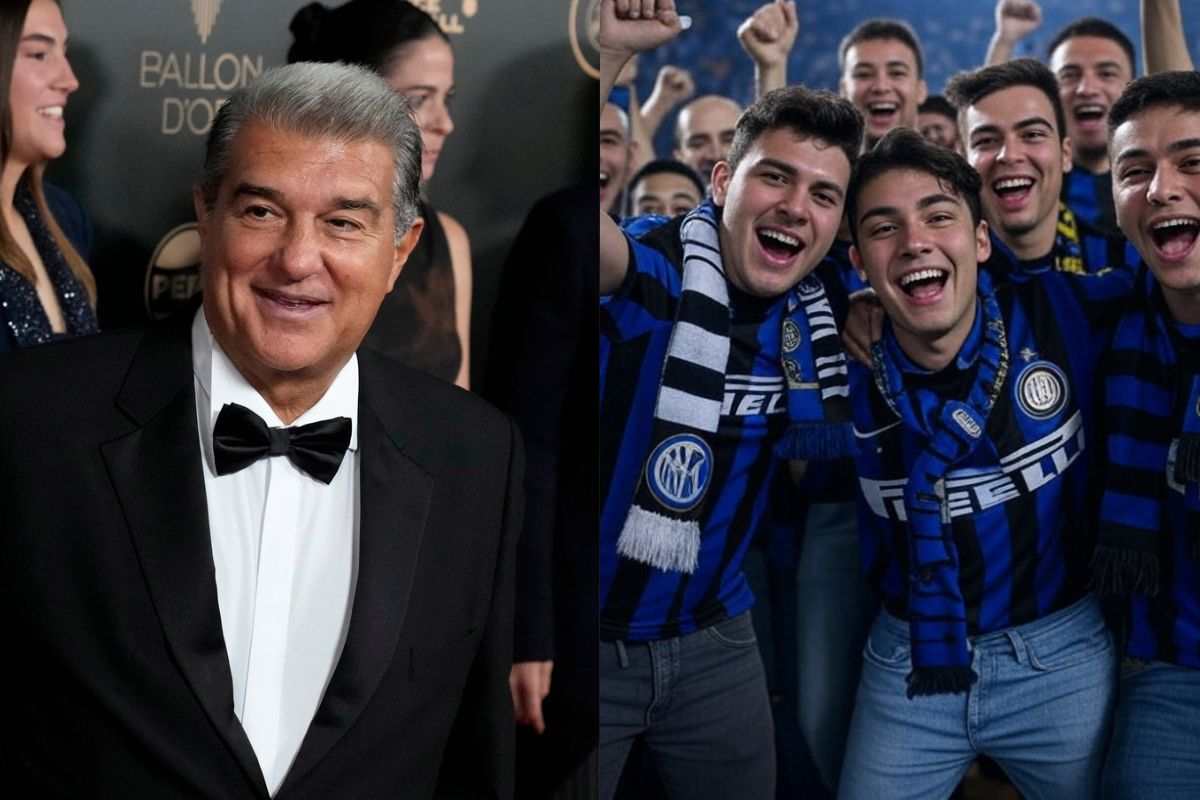 Laporta e i tifosi AI dell'Inter
