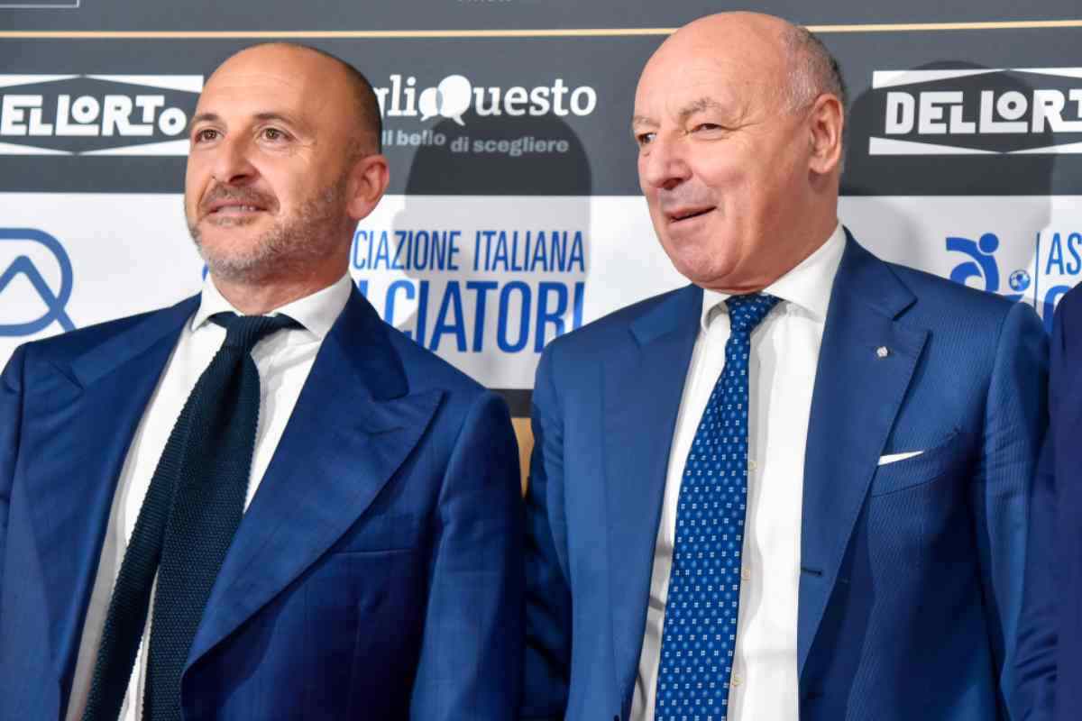 Ausilio e Marotta a un evento