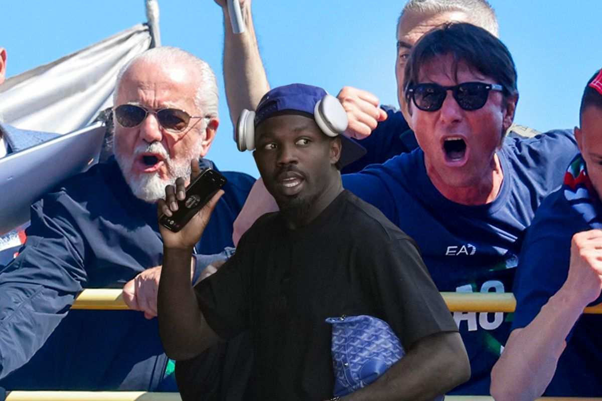Conte e De Laurentiis esultano per lo Scudetto del Napoli, Thuram prima di una gara dell'Inter