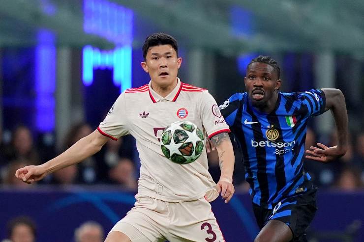 Kim e Thuram in azione in Inter-Bayern