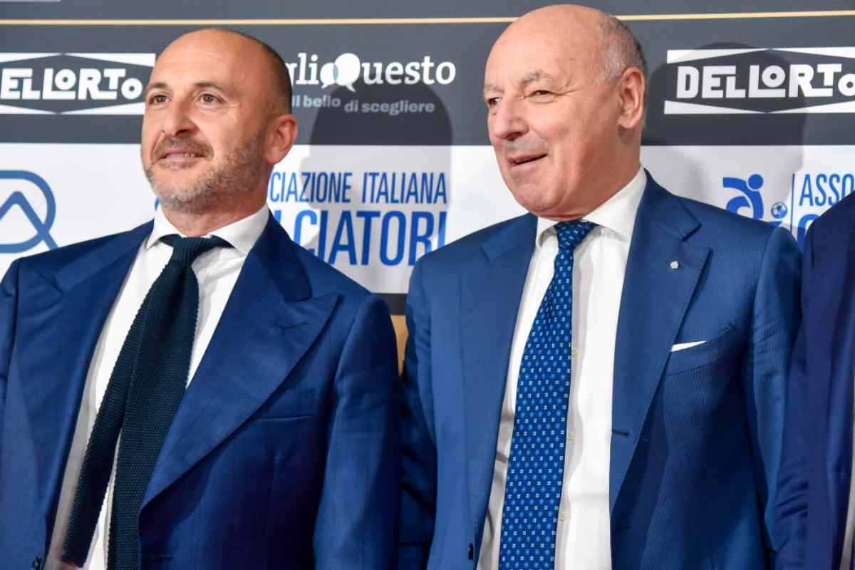 Marotta e Ausilio sorridenti