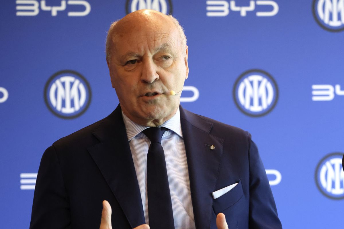 Marotta in conferenza stampa
