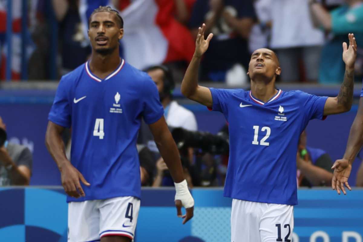 Millot esulta con la Francia