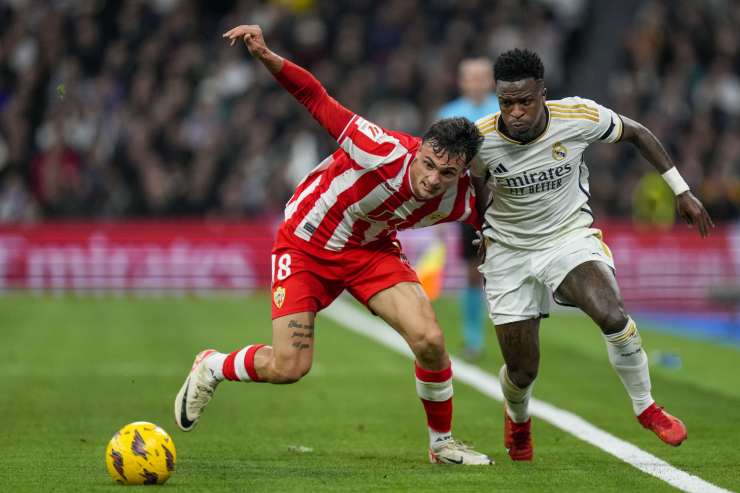 Pubill in campo contro il Real Madrid