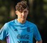 Scarlato con la maglia d'allenamento dell'Argentina