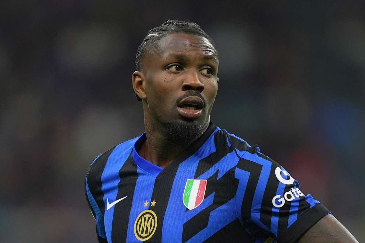 Thuram in campo con l'Inter